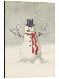 Alubild Der Schneemann