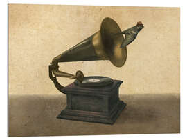 Magnettafel Vintage Singvogel