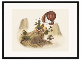 Gerahmter Kunstdruck Die Reise