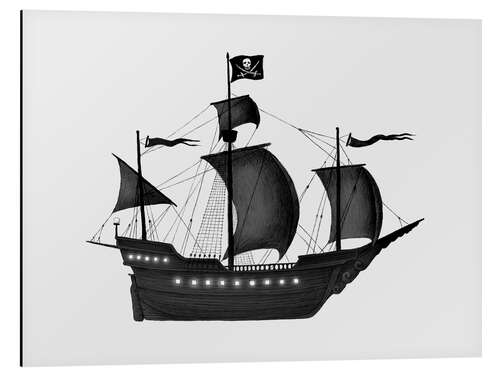 Aluminium print Pirate Ship