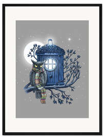 Gerahmter Kunstdruck Dr. Hoot