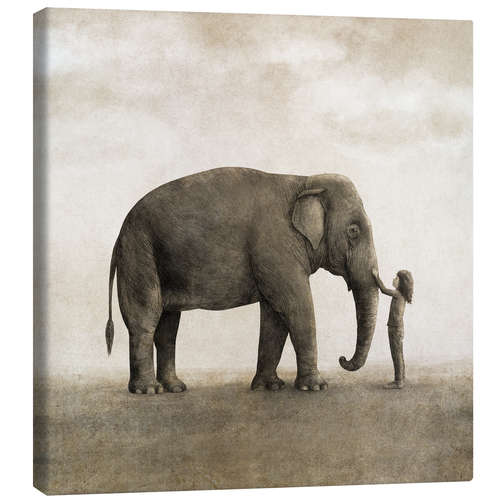 Canvas print One Amazing Elephant