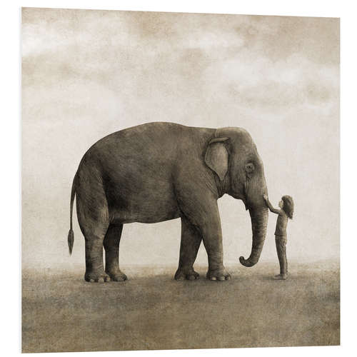 Foam board print One Amazing Elephant