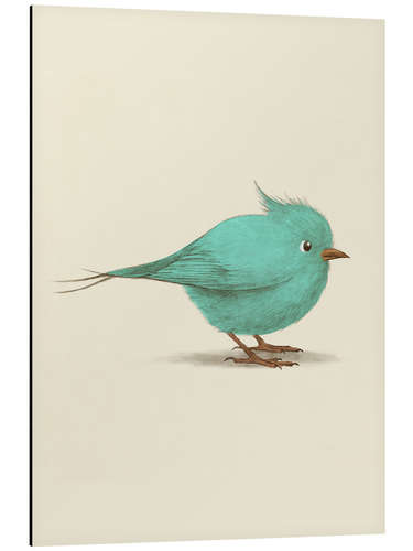 Aluminium print Blue Bird