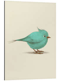 Aluminium print Blue Bird