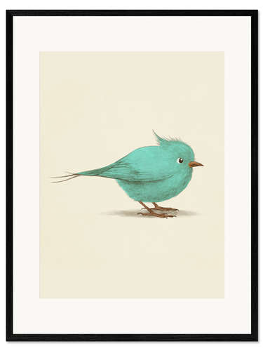 Framed art print Blue Bird