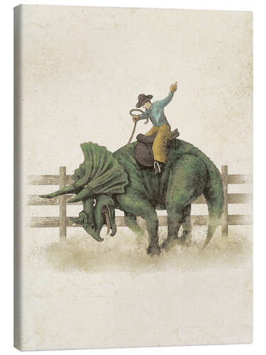 Canvas print Dino Rodeo