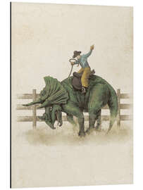 Magnettafel Dino Rodeo