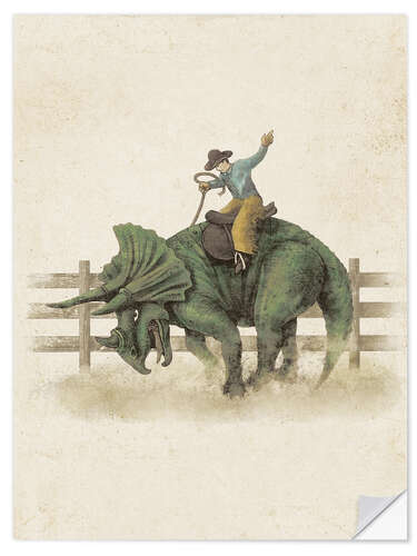 Wall sticker Dino Rodeo