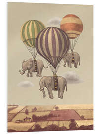 Gallery print Flying Elephants