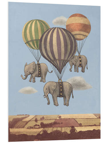 PVC print Flight of the Elephants