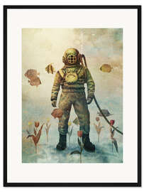 Gerahmter Kunstdruck Tiefseegarten