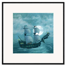 Framed art print Night Journey