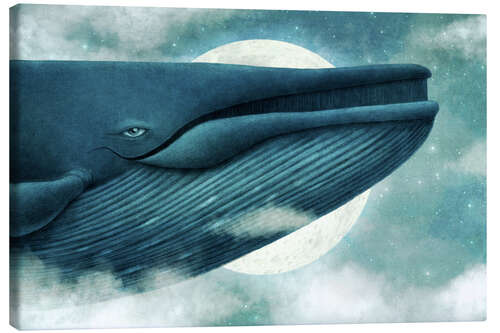 Canvas print Dream Of The Blue Whale