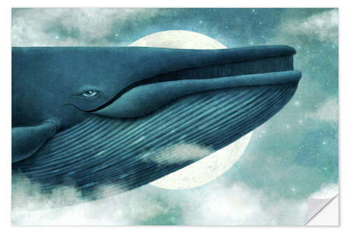 Wall sticker Dream Of The Blue Whale