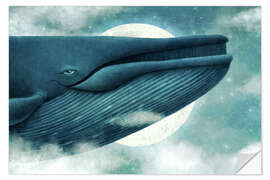 Selvklebende plakat Dream Of The Blue Whale