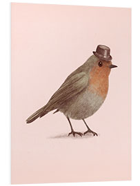 Foam board print Brave Robin