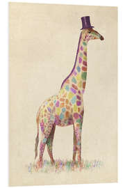 Foam board print Fashionable Giraffe