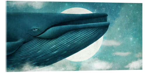 Acrylic print Dream of the Blue Whale