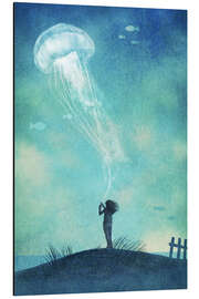 Magnettafel Die Sache mit Quallen