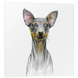 Tableau en PVC Chiot Pinscher nain