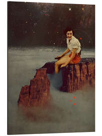 Magnettafel Hoffe nur hier oben