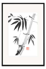 Gerahmter Kunstdruck Bambus 06