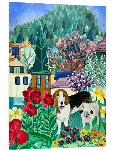 Foam board print Backyard Dogs