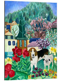 Magnettafel Hinterhofhunde