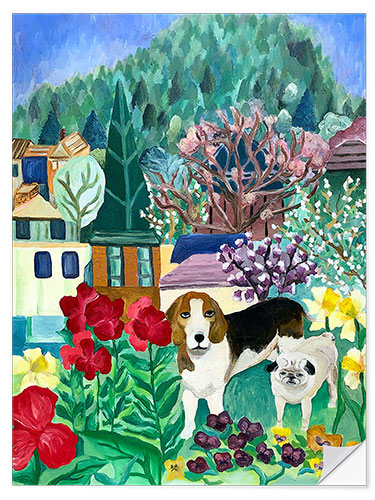 Wall sticker Backyard Dogs