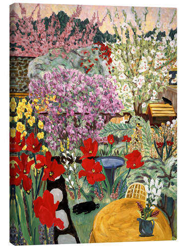 Canvas print Ocher Table