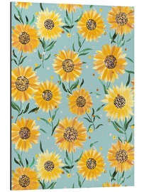 Magnettafel Sommer Land Sonnenblumen