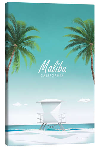 Tableau sur toile Malibu