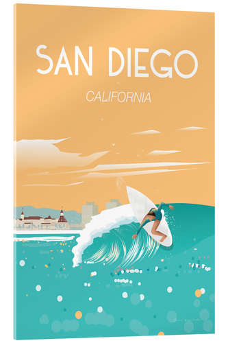 Stampa su vetro acrilico San Diego
