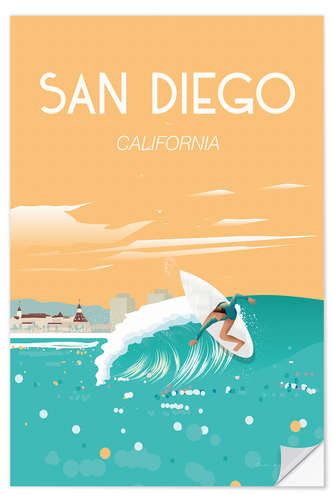 Wall sticker San Diego