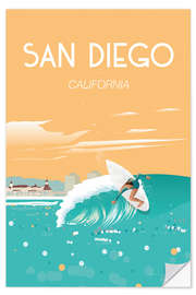 Wall sticker San Diego