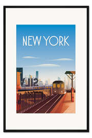 Gerahmter Kunstdruck New York City