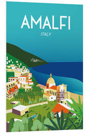 Foam board print Amalfi