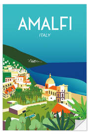 Självhäftande poster Amalfi