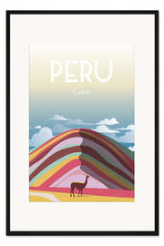 Gerahmter Kunstdruck Peru