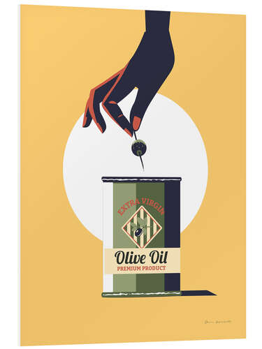 Foam board print Olive oil