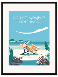 Gerahmter Kunstdruck Momente sammeln