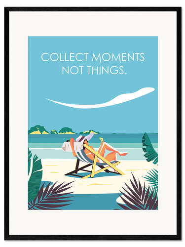 Innrammet kunsttrykk Collect moments