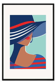 Gerahmter Kunstdruck Strand Chic I.