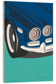 Wood print Oldtimer I. - Omar Escalante
