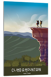 Gallery Print Berg besteigen