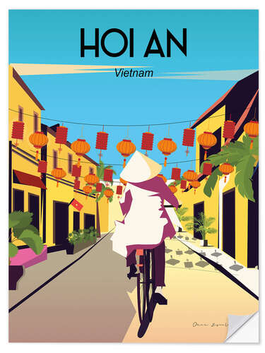 Naklejka na ścianę Hoi An Vietnam