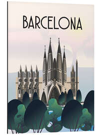 Magnettafel Barcelona