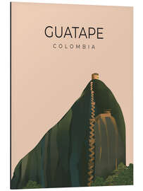 Alubild Guatape Kolumbien