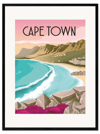 Ingelijste kunstdruk Cape Town South Africa